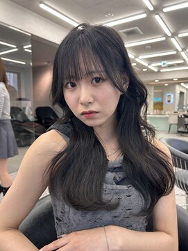 アスター 天神大名店(Aster) 小顔に見えるトレンドヘア/黒髪/オリーブグレー/ココアベージュ