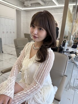 グレージュ/レイヤーカット/ハッシュカット/オリーブベージュ/栄