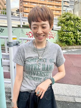 ザレミー(THE REMMY) 刈り上げベリーショート/ベージュブラウン