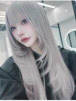 インク 渋谷(INK.)&nbsp;ダークアッシュ/似合わせカット/ミディアムレイヤーカット