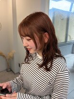 アエル(AELU)&nbsp;ブリーチなしダブルカラーでカッパーブラウン