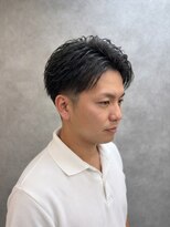 リオルソ(Re/ortho)&nbsp;メンズパーマ×アップバングツーブロック