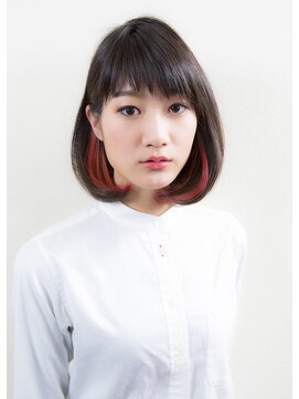 ダアッカ(da acca) 大人ボブ☆セピアベージュ×ポイントカラー