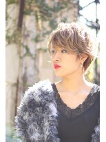 アース 菊名店(HAIR&MAKE EARTH) レディースショートアッシュベージュ