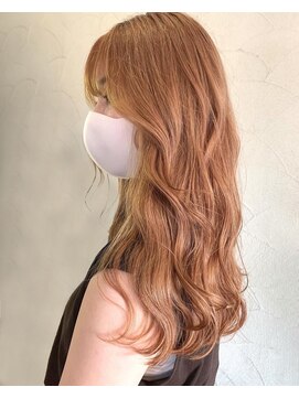 ヘアーエポック(hair epoque) くびれセミディハイトーンピンクアッシュベージュブラウン