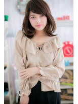 ミック 日暮里店(miq)&nbsp;オリーブグレージュで抜け感くびれエアリーミディb1