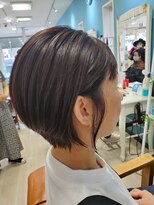 アラワラブルー(arrawarra blue)&nbsp;襟足スッキリショートボブ/20代/30代/40代/50代/倉敷/白楽町