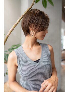 ハバナ 渋谷(HAVANA) 大人ショート/小顔ひし形/前下がりショート/20代30代