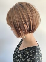 ステア ケース(stair case)&nbsp;耳かけ丸みボブ　内巻きボブ　アイロンなし