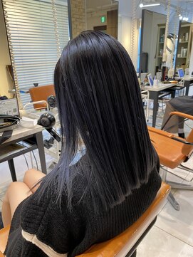 アジールヘア 池袋東口店(agir hair) シルバーブラックブルーブラックビタミンカラー黒髪卒業