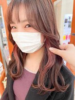 テトラ バイ ネオリーブ 横浜西口店(tetra by neolive)&nbsp;春カラーにほんのりインナーカラーピンク☆