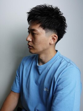 ワンワンオー バーバーショップ 博多店(@110 BARBER SHOP) 束感アップショート