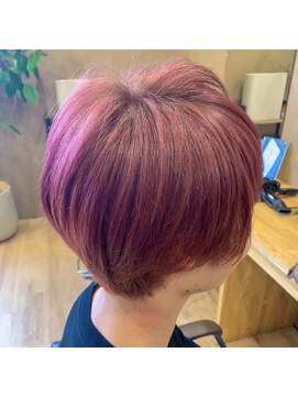 ココンヘアー(KOKON hair) 【ブリーチ × ピンク】