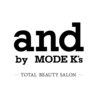 アンドバイモードケイズ (and by MODE K's)のお店ロゴ