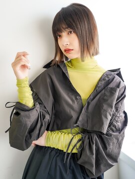 シェル 吉祥寺(shell) 切りっぱなし２０代３０代４０代小顔外ハネボブアッシュ吉祥寺