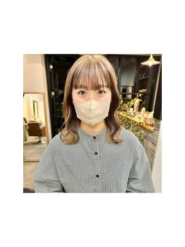 サンド 表参道(sand) 表参道ダブルカラーブリーチインナーカラー10代20代30代