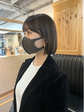 コカブ 本山(KOCHAB) ボブ ナチュラルハイライト[カット/トリートメント/レイヤー]