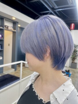 ネイビー(Navy) 2次元カラー『シルバー×水色×青』