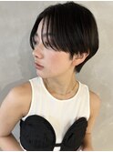 【PARK】ハンサムショート×グレージュブラック