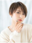 斜めバング大人かっこいい小顔束感ショートo小山20代30代40代