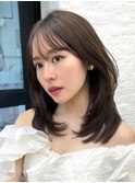【川角綾花】20代30代40代◎小顔レイヤースタイル