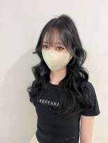 ジーナ 名駅(XENA.) クリアブラック/透明感カラー/顔まわりカット