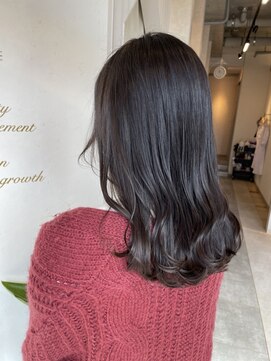 トゥーリ 二日市店(tuuli) 大人女性◆艶レイヤー前髪ピンクベージュ 髪質改善 縮毛矯正