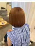 ブラウンカラー×ボブ◎20代30代40代