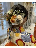 袴ヘアアレンジローポニー