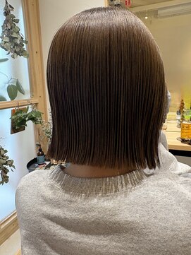 ルーム 富木島店(room) ヘイリーボブ×くすみベージュ