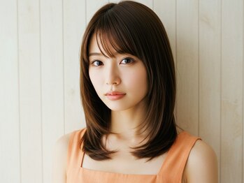 パルク(PALK)の写真/【ミディアム～ロングスタイルが特に人気◎】”トレンド×再現性”でナチュラルな大人のオシャレを楽しむ◎