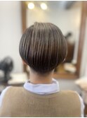 レディースツーブロックカット