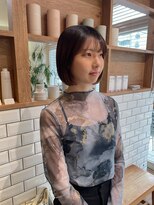 フレイムス ヘアアンドリラックス 吉川店(Frames hair&relax)&nbsp;髪質改善トリートメント×ミニボブ