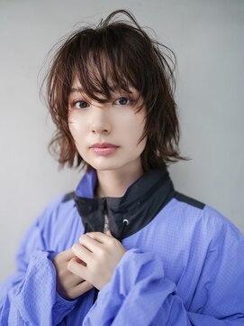 ギークス(GEEKS) 【GEEKS渋谷】マッシュウルフ/20代30代/秋冬ヘア/ピンクブラウン