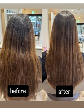 カイノ いずみおおつCITY店(KAINO) 髪質改善ストレートで艶ロング復活