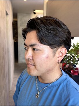 サロンド ココ(Salon de COCO) オールバックスタイル