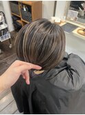 白髪ぼかしバレイヤージュ