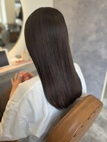 カノエ 福岡香椎店(canoe)&nbsp;髪質改善ストレート グレージュカラー 透明感カラー 20代 艶髪