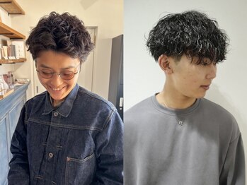 ダーチャ(Datsche)の写真/【中村公園駅徒歩1分】持ちの良い似合わせメンズパーマがオススメ★【平日】ご新規カット+パーマ¥8800~