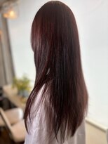 ヘアメイク フィリックス 板宿店(HAIR MAKE FELIX) 透明感/ツヤ感/イルミナカラー/ピンク系/ストレート
