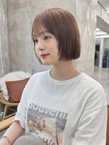 ガーデン 渋谷(GARDEN)&nbsp;小顔外ハネボブダークアッシュ大人ガーリー似合わせカット