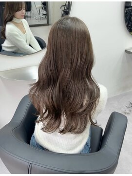 ハロ(Halo) オリーブグレージュ/透明感カラー/ブリーチなしカラー