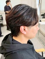 フゥ 宇都宮戸祭(FeU) 宇都宮メンズセンターパートニュアンスパーマフェザーパーマ