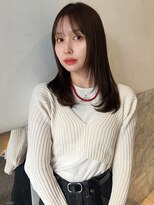 アクシス 栄店(`AXIS)&nbsp;イメチェン/ピンクベージュ/アンブレラカラー/前髪/栄矢場町