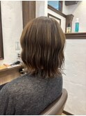 ハイライトバレイヤージュダブルカラーケアブリーチ20代30代