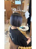 デザインカラー×ボブ