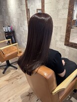 ヘアサロン アプリ(hair salon APPLI) ツヤ感溢れる!ピンクブラウン