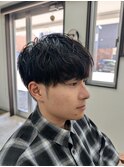 シャドウパーマニュアンスパーマダウンパーマメンズマッシュ