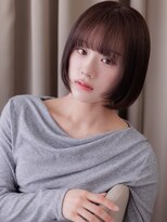 カバーヘア ブリス 北浦和(COVER HAIR bliss)&nbsp;黒髪アッシュシャギーカット大人ショートヘアミニボブ20代30代Z