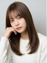 トゥーリ 長崎葉山店(tuuli)&nbsp;tuuli ◇大人可愛いミディアム　20代30代40代の髪質改善縮毛矯正